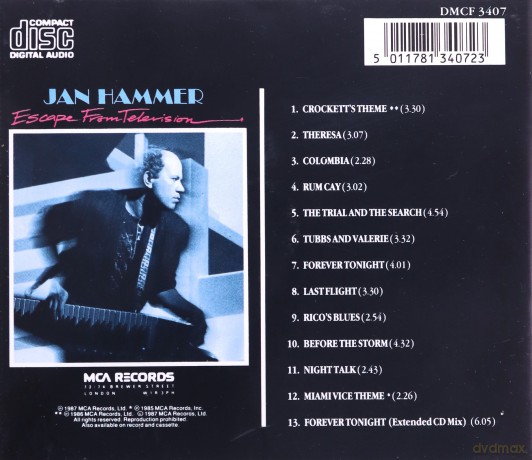 Jan Hammer: Escape From Television [CD]