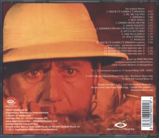 Piero Piccioni: Finche c'e Guerra [CD]