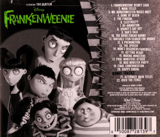Danny Elfman: Frankenweenie [CD]