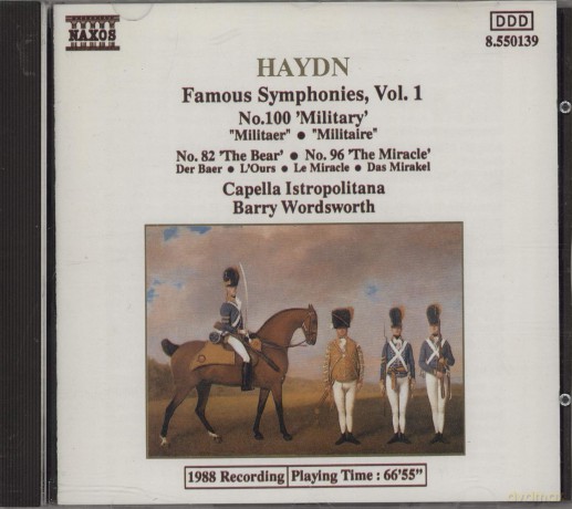 Barry Wordsworth: Haydn: Symphonies Nos. 82, 96, 100 [CD]