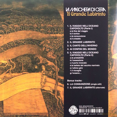 La Maschera Di Cera: Il Grande Labirinto [CD]