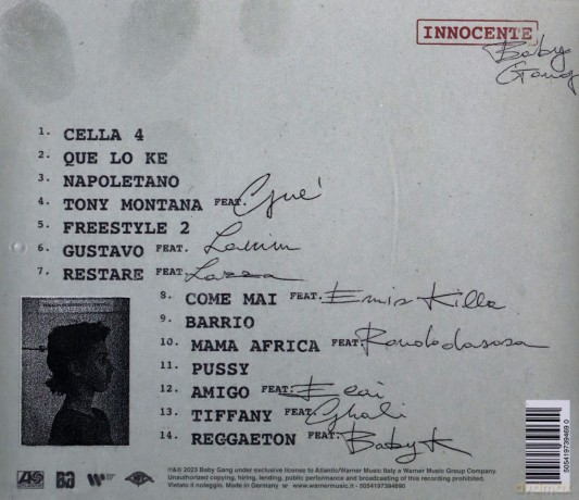 Baby Gang: Innocente [CD]