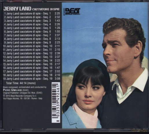 Piero Umiliani: Jerry Land Cacciatore Di Spie [CD]