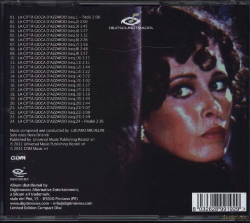 Luciano Michelini: La Cittâ´ Gioca D Azzardo [CD]