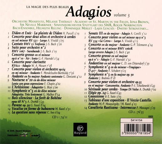 Compilation: La Magie Des Plus Beaux Adagios /Vol.3 [CD]