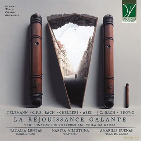 Mariya Miliutsina: La Rejouissance Galante (18th-Century Flute Sonatas) [CD]