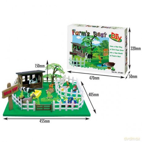 AXIOM Puzzle Piankowe 3D Farma 4349 [PUZZLE]