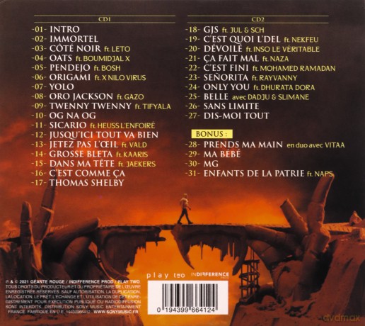 MaÎTre Gims: L'Empire De MéRoé [2CD]