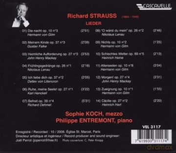 Richard Strauss: Lieder [CD]