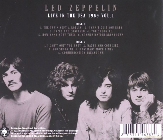 Led Zeppelin: Live In The Usa 1969 [2CD]