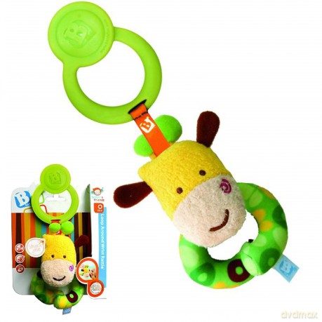 BKIDS Grzechotka na rączkężyrafa 03784 [ZABAWKA]