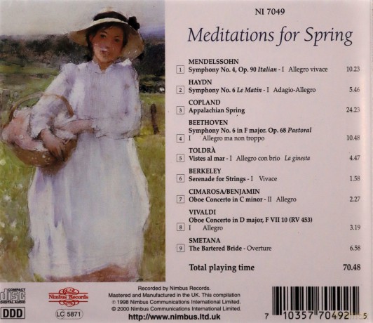 Meditations for Spring [CD]
