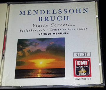 Yehudi Menuhin: Mendelssohn - Bruch : Violin Concertos [CD]