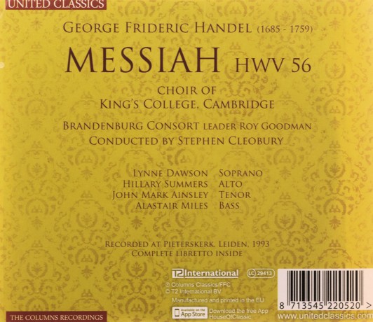 Handel: Messiah [2CD]