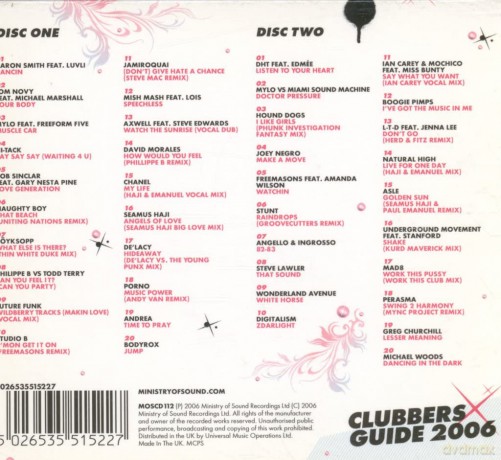 Ministry of Sound: Clubber's Guide to 2006 [2CD]