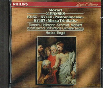 Wolfgang Amadeus Mozart: Mozart: 3 Masses K167, K140, K65 [CD]