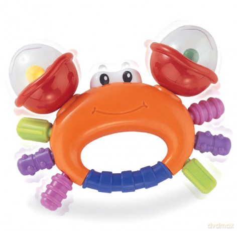 BKIDS Krab grzechotka 73561 [ZABAWKA]