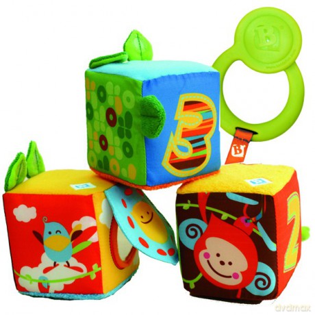 BKIDS Pluszowe Kostki do układania 03790 [ZABAWKA]