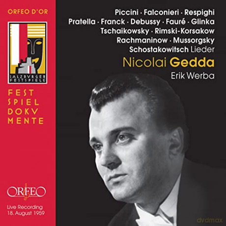 Nicolai Gedda: Nicolai Gedda - Salzburg Recital 1959 [CD]