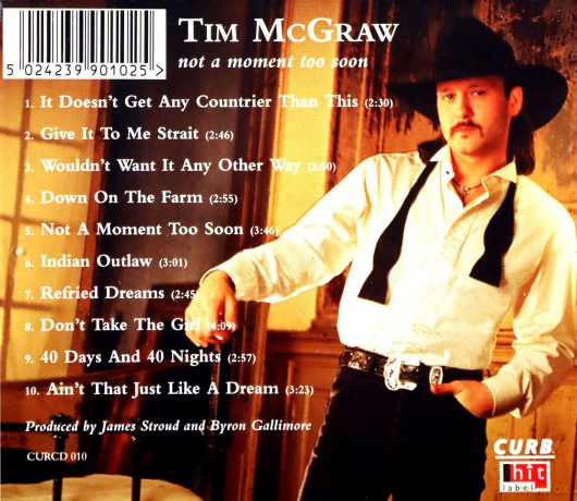 Tim Mcgraw: Not A Moment Too Soon [CD]