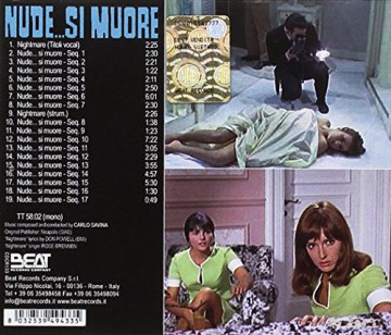 Carlo Savina: Nude Si Muore [CD]