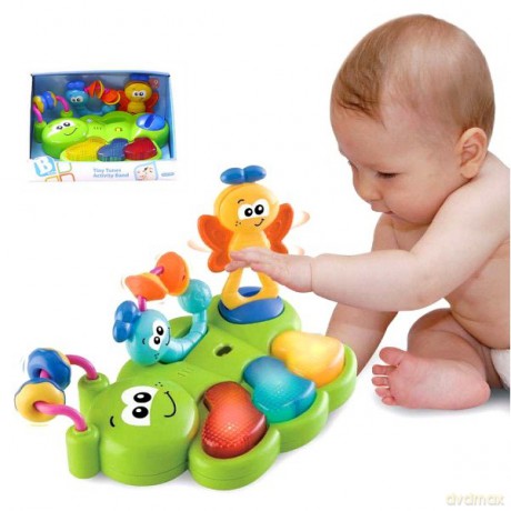 BKIDS Gąsieniczka mini pianinko 1136 [ZABAWKA]