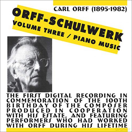 Nikolaus Lahusen: Orff-Schulwerk, vol.3: Piano Music [CD]