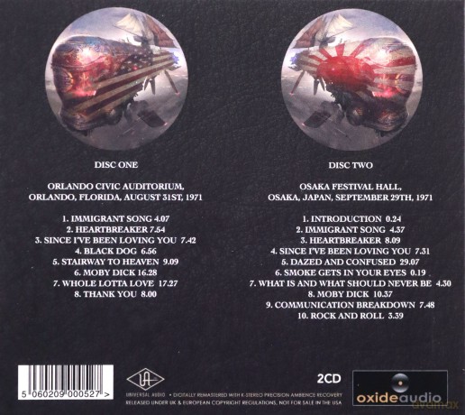 Led Zeppelin: Orlando To Osaka 1971 [2CD]