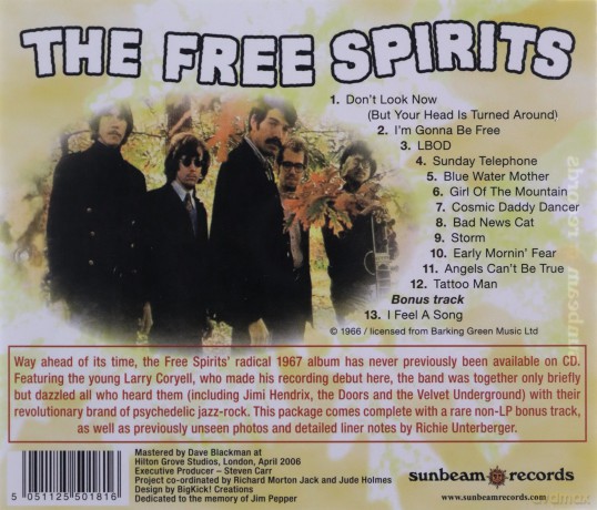 Free Spirits: Out of Sight and Sound [CD]