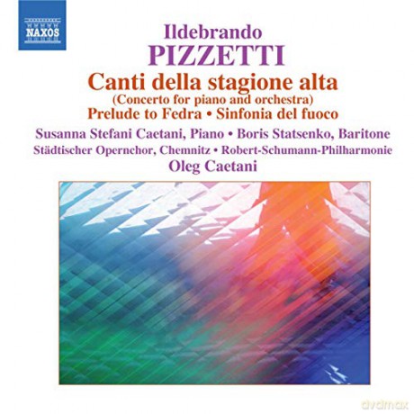 Pizzetti: Concerto for Piano and Orchestra [CD]
