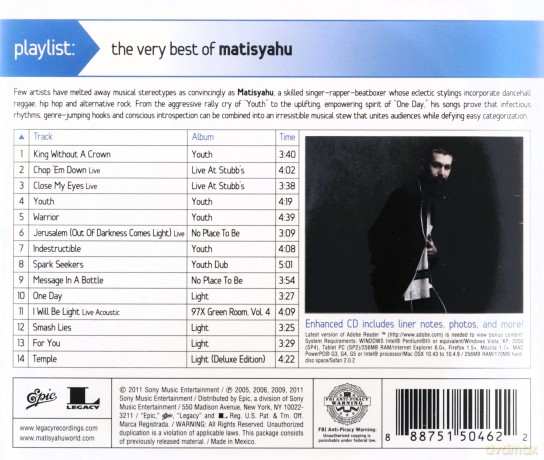 Matisyahu: Playlist: The Very Best of Matisyahu [CD]