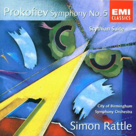 Simon Rattle: Prokofiev: Symphony 5, Scythian Suite [CD]