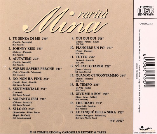 Mina: Rarita [CD]