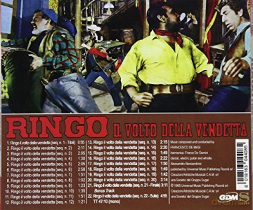 Francesco De Masi: Ringo Il Volto Della Vendetta [CD]