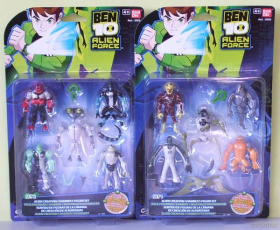 BEN10 Figurki do Łączenia 5pak 97070 [ZABAWKA]