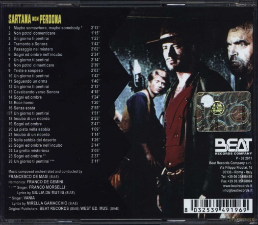 Sartana Non Perdona [CD]