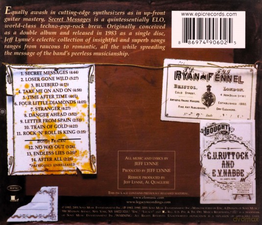 Electric Light Orchestra: Secret Messages [CD]