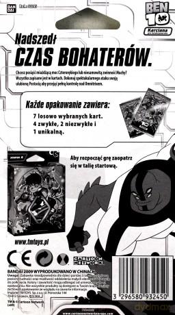 BEN10 Karty Uzupełniające 93219 [ZABAWKA]