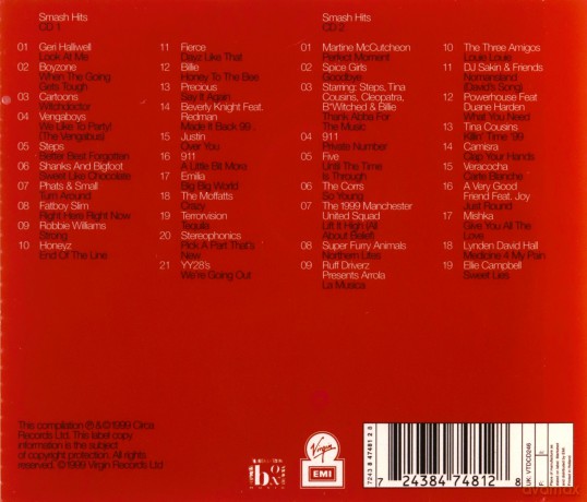 Smash Hits Summer '99 Greatest Hits 1999 [2CD]