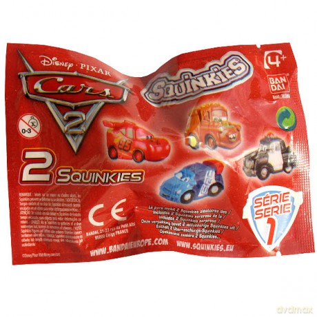 SQUINKIES Zestaw 2 w 1 Cars 75386 [ZABAWKA]