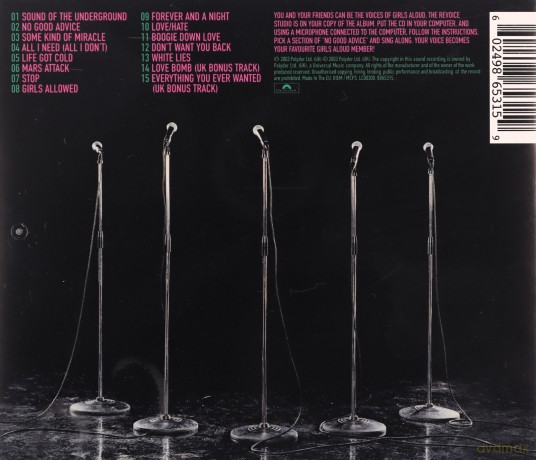 Girls Aloud: Sound of the Underground [CD]