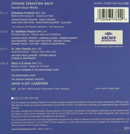 Gardiner, The English Baroque Soloists: Sacred Vocal Works [BOX] [9CD]