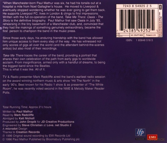 Oasis: Take Me There: Oasis the Story [CD]