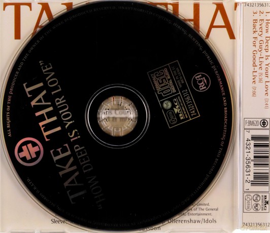 Take That - How Deep Is Your Love (Cd Single) [CD]