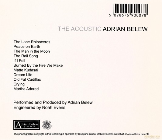 Adrian Belew: The Acoustic [CD]