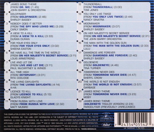 The Best of Bond ...james Bond [CD]