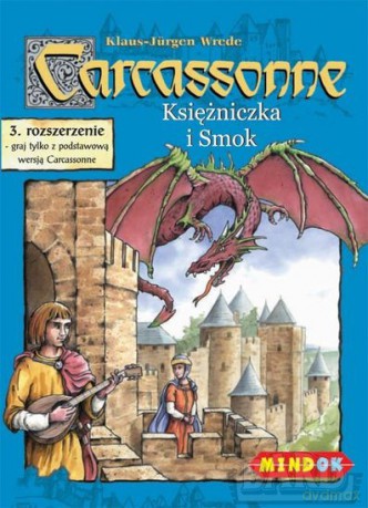 BARD Gra Carcassonne Roz.3 Księżniczka i 136 [GRA]
