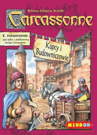 BARD Gra Carcassonne Roz.2 Kupcy i Budow 129 [GRA]