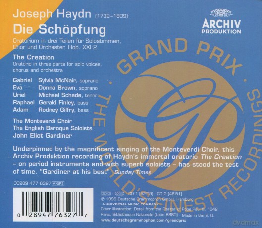 Gardiner,English Baroque Sol.: Haydn:The Creation - Grand Prix [2CD]