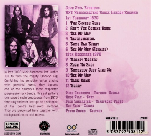 Blodwyn Pig: The Live Sessions [CD]